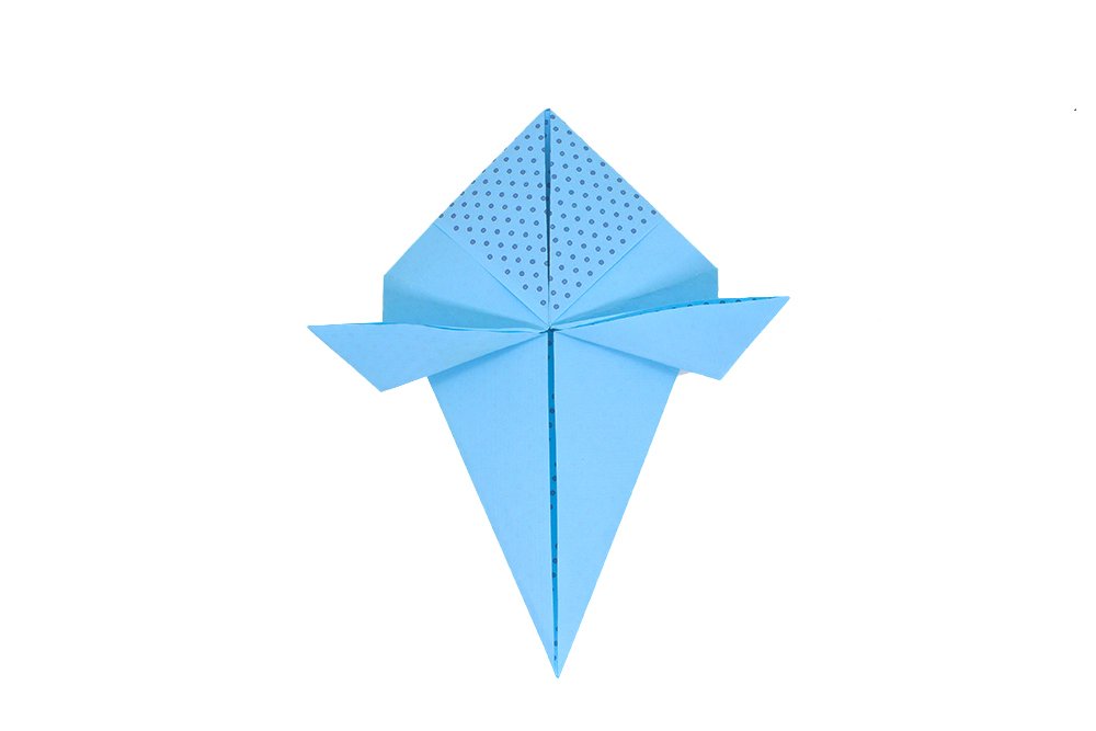 How to fold an Origami Bird - Step 015