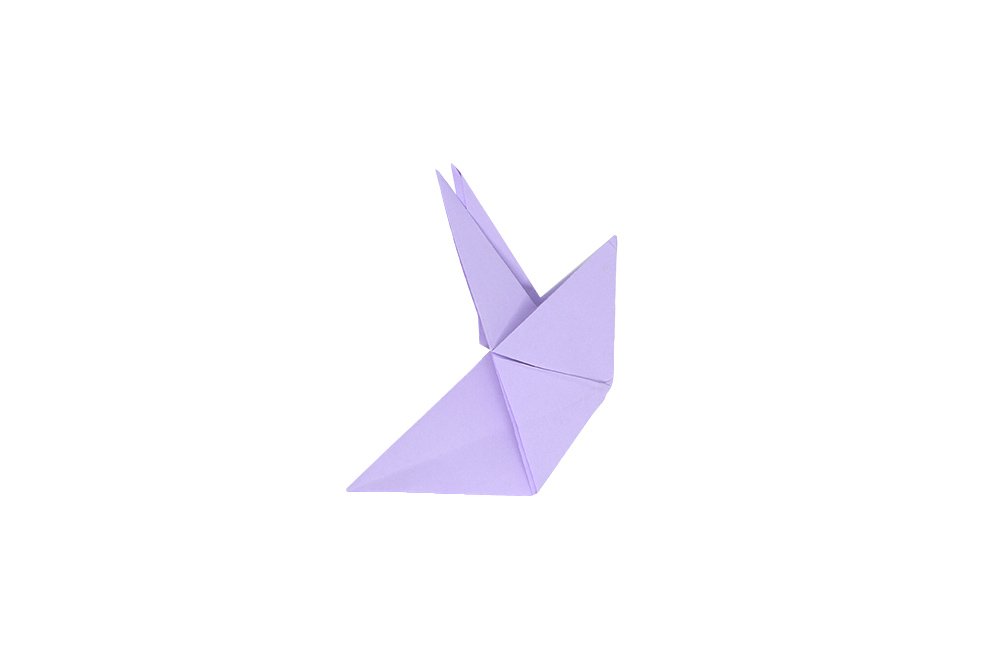 How to fold an Origami Bunny - Step 14