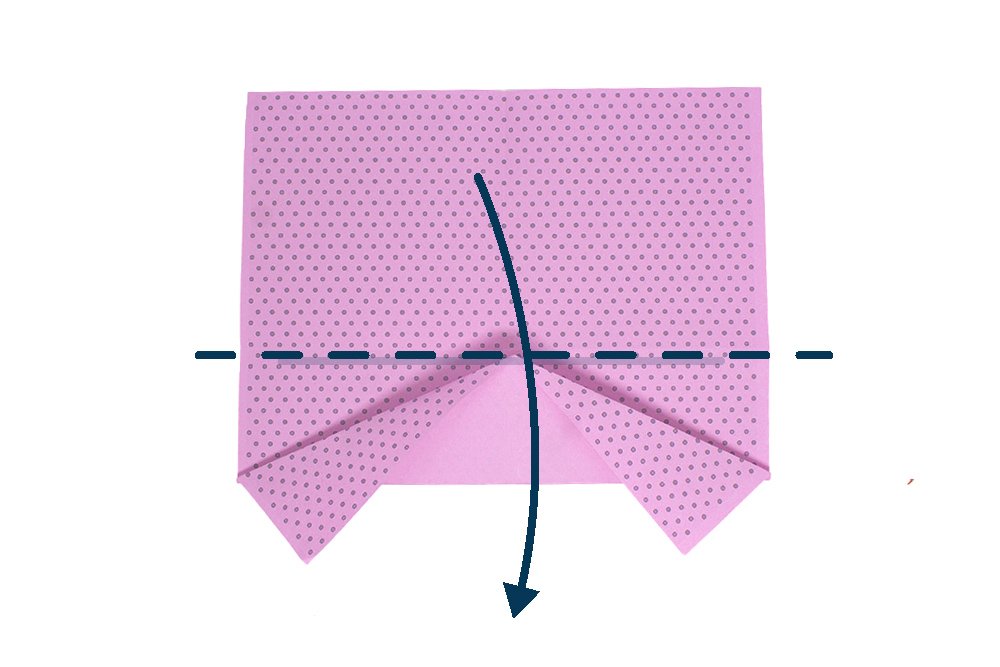 How to fold an Origami Van - Step 04