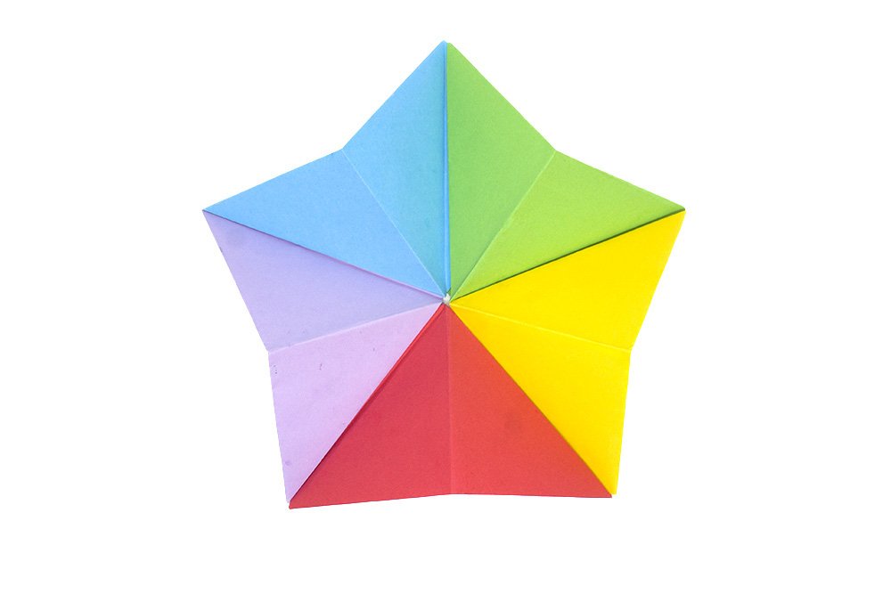 How to fold an Origami Modular Star -Finish
