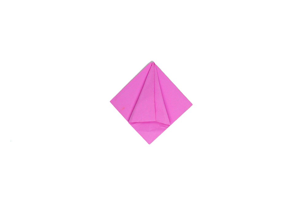 How to fold an Origami Tulip - Step 012