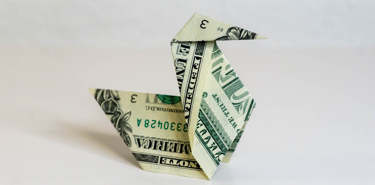 dollar origami horse