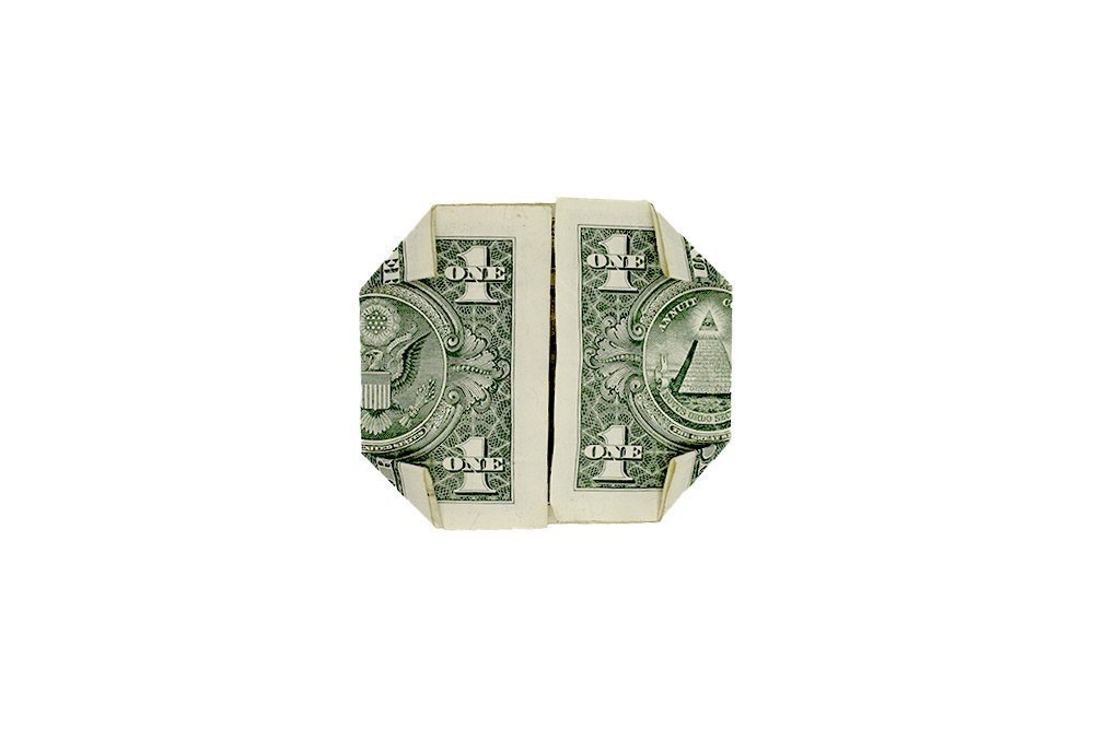 How to Make a Dollar Origami Box - Step 09
