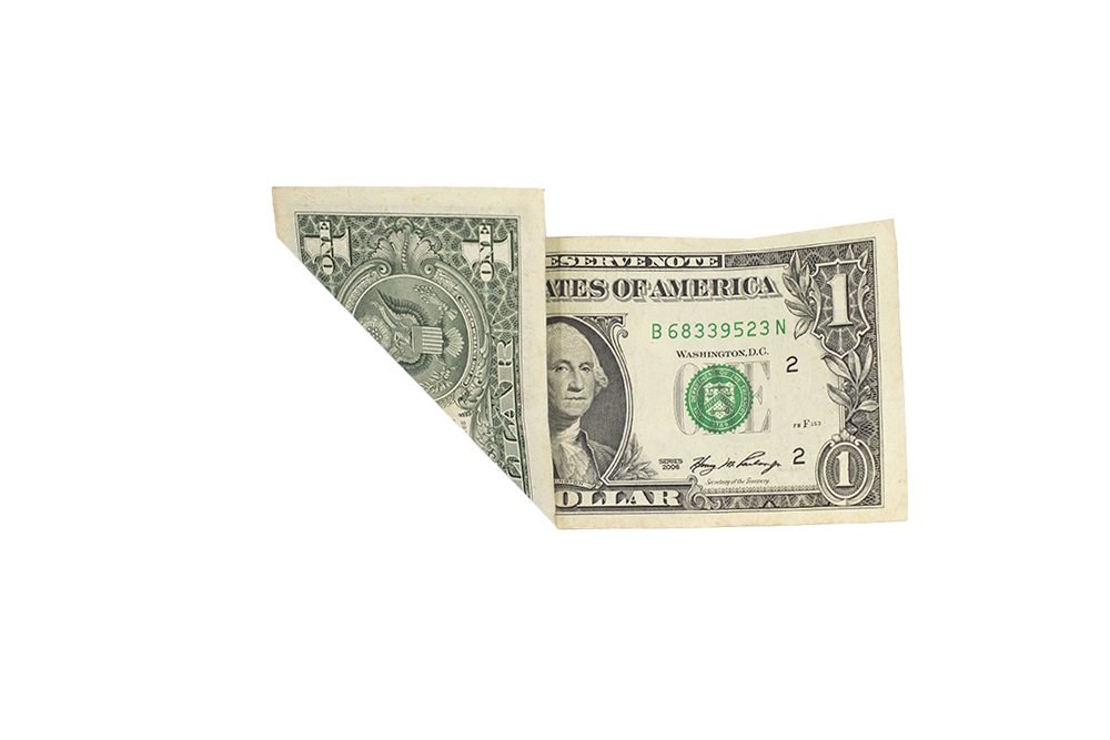 How to Make a Money Origami Graduation Cap - Step 03.2