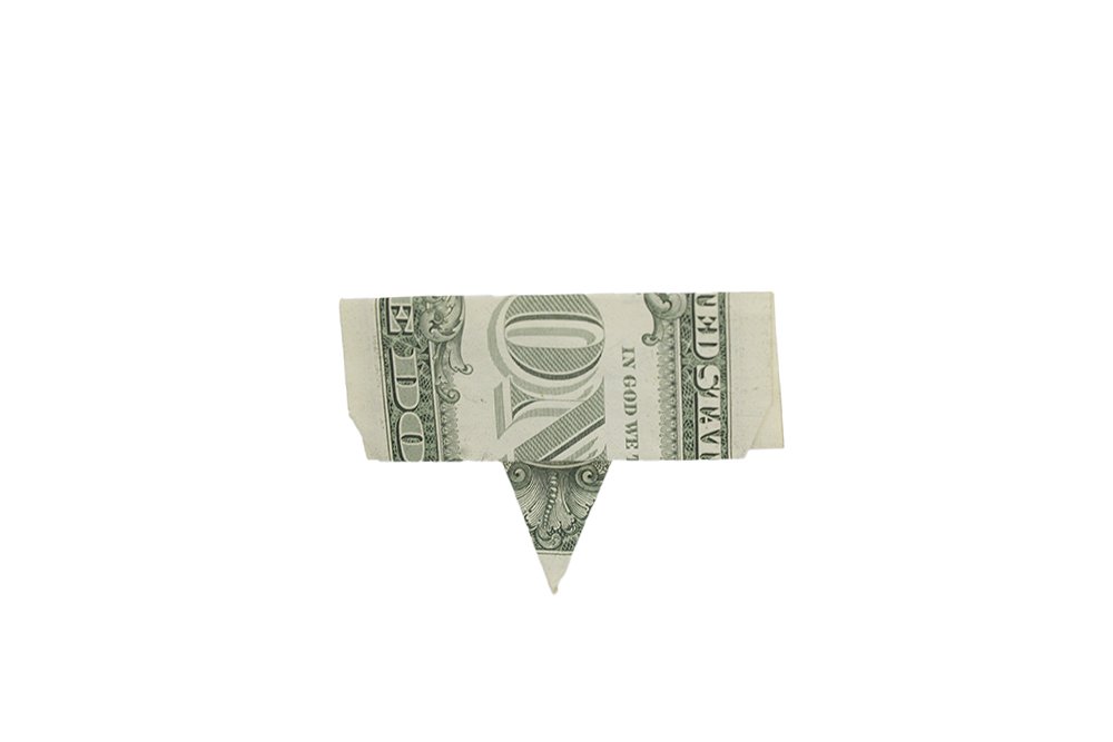How to Make an Origami Peacock Dollar - Step 04.3