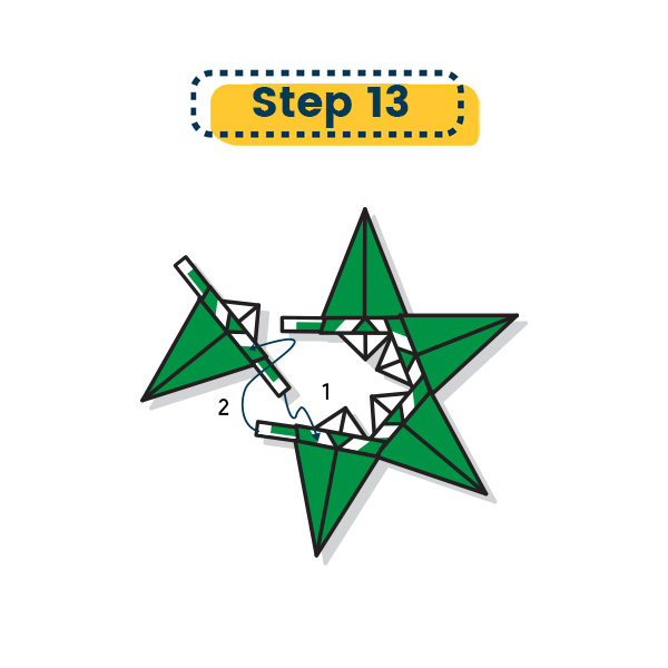 How to fold a Money Origami Star - Step 0