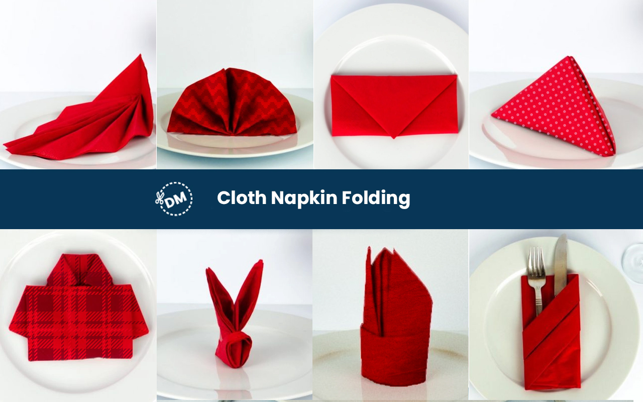 Easy Cloth Napkin Folding Ideas 