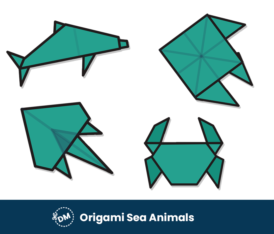 Learn How to make Origami Sea Creatures 