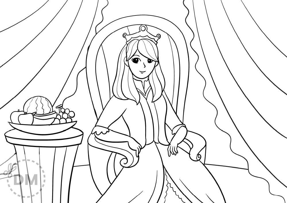 Disney Princesses - Free printable Coloring pages for kids