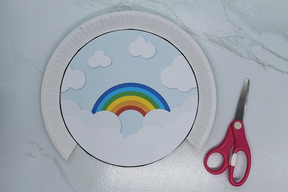 How to Make a Paper Plate Unicorn -Step 13