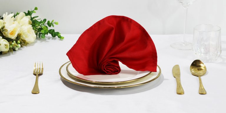 Learn To Make a Standing Napkin Rose Fold in Just 8 Steps
